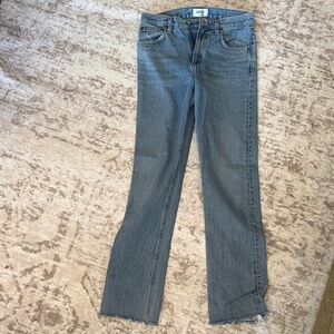 Agolde Straight Leg Blue Jeans